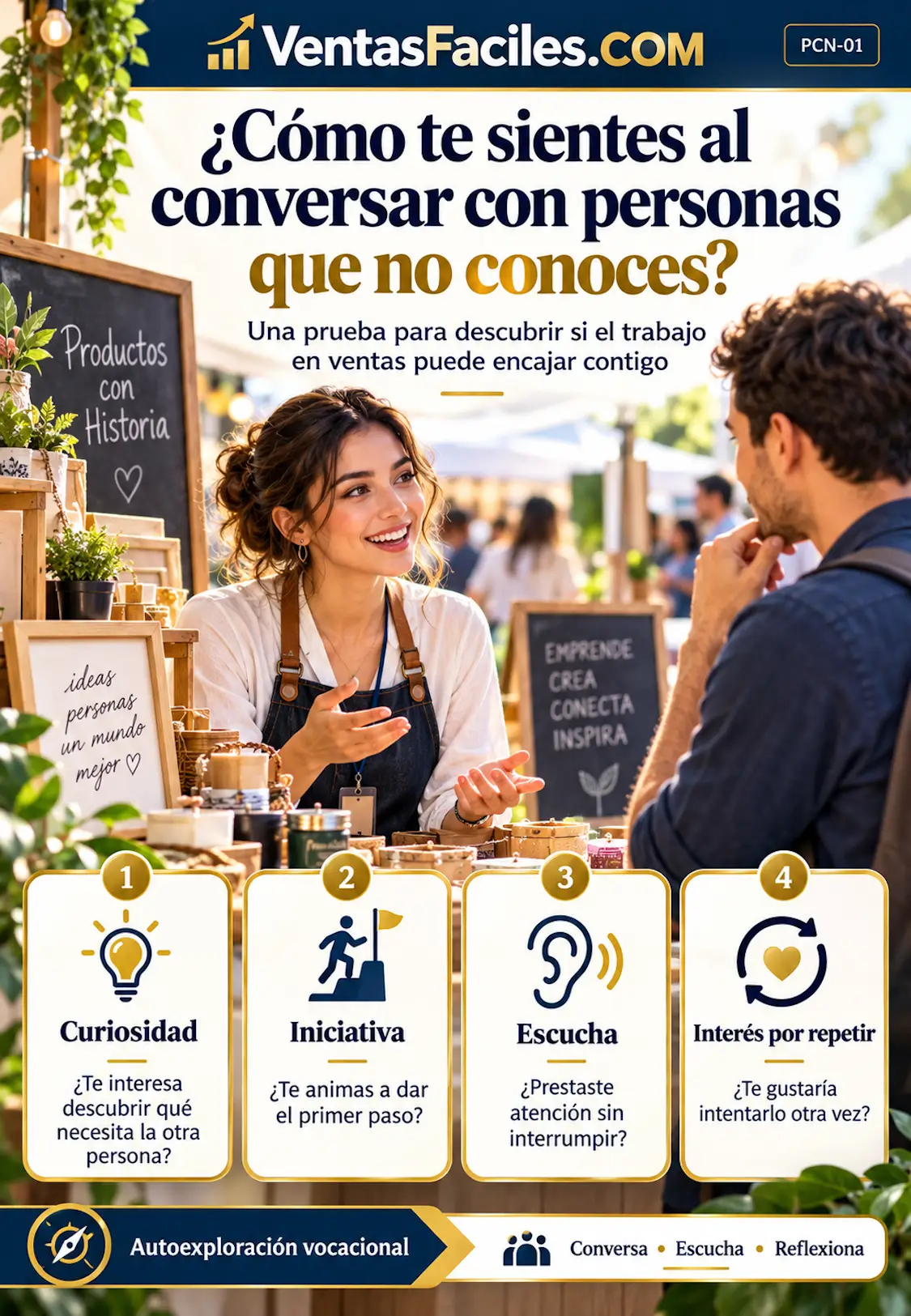 conversar con personas que no conoces